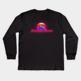 Strummer Games Logo Kids Long Sleeve T-Shirt